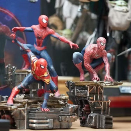 23cm Spider Man Figure Spiderman Anime Figurine Pvc Model Collection Statue Desk Decoration Dolls Children Toys Halloween Gifts