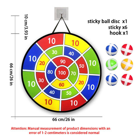 12 sticky ball dart disc sets, indoor and outdoor toys, parent-child interaction, birthday gifts, party games, supplies