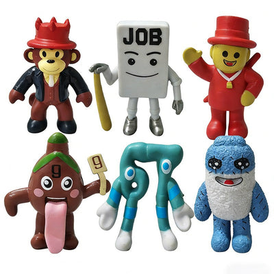 Set Steal A Brainrot W Or L Figure Toy Cartoon 77 67 Job Action Figures Strawberry Elephant Model PVC Decoration Doll Kids Gift
