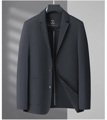 2025 Summer Ice Silk Thin Sunscreen Suit Jackets for Men Classic Business Casual Blazers Wedding Social Dress Coat Men Clothing