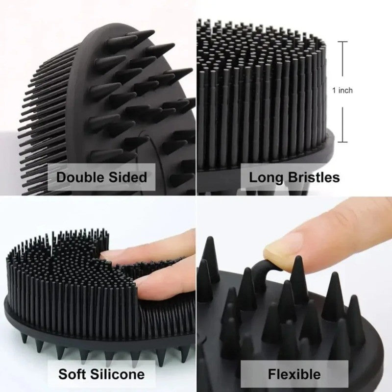 Silicone Body Brush Baby Shower Body Wash Sponge Dry Massage Bath Towel for BodyBas Body Wash Scrubber Brush Bath Back Scrubber
