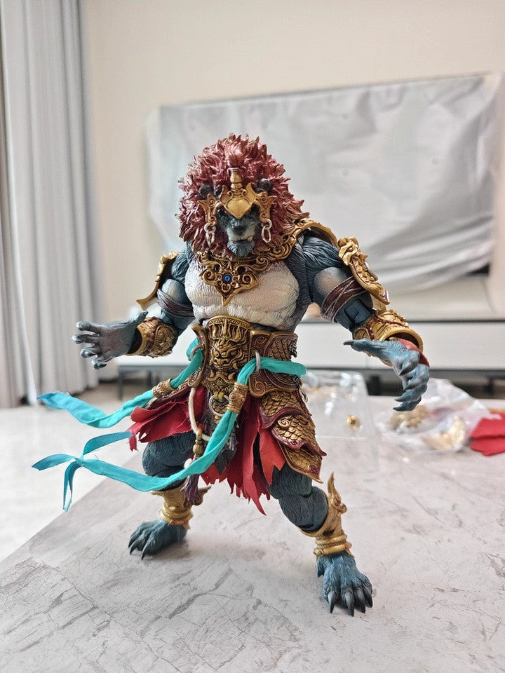 Fury Toys 1/12 Azure Lion Demon King Action Figure Golden Ver Classic Ver Collectible Model Toy Figures Desktop Decoration Gift