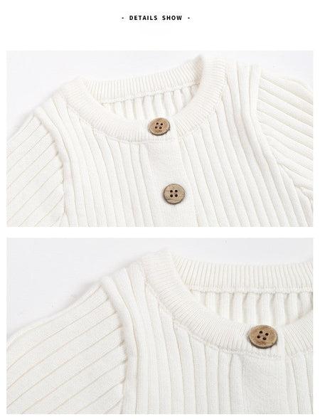 2025 New Infant Baby Girls Boys Knitted Jumpsuit Toddler Baby Girl Boys Long Sleeved Knitting Romper Children Clothes