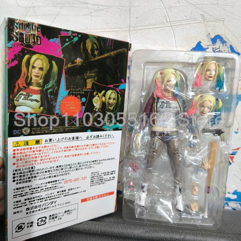 Harley Quinn Batman Action Figure Disney Mafex 015 Joker Heath Ledger The Dark Knight Collectible Toy Christmas Halloween Gift