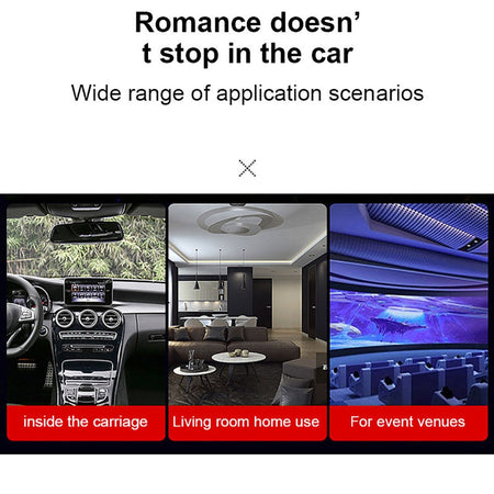 USB Car Atmosphere Projector Light Car Interior Ambient Light LED Starry Star Light Party Decor Romantic Saturn Galaxy Light