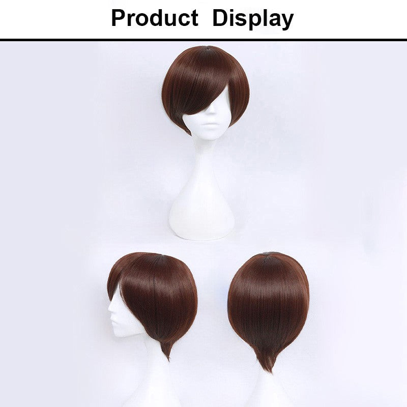 Snoya 30cm synthetic short Wig purple blue red yellow high temperature fiber Wig Costume Party Cosplay Wig 23 colors