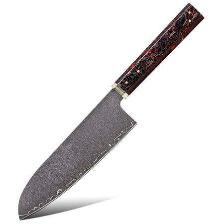 Kitchen Knife Set 1-6PC Damascus 3-layer cladding Steel knives Kitchen Accessories Professional Chef knives Cooking Tools