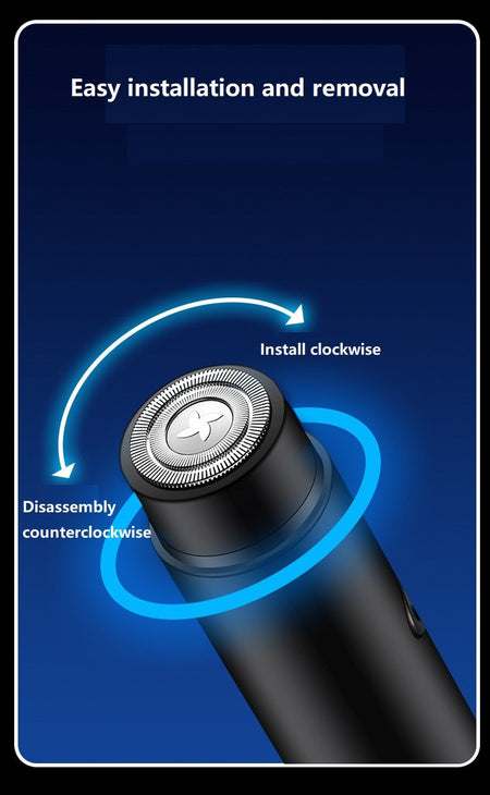 Portable Mini Electric Shaver Razor For Women Men Hair Trimmer Clipper USB Rechargeable Barber Shaving Tool Home Travel Car Use