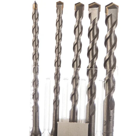 BOSCH 2608579120 SDS Plus-1 Rotary Hammer Drill Bit Set 5Pcs 160MM For Concrete Masonry Tool Attachment