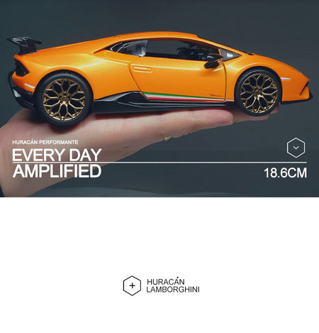 Bburago 1:24 Lamborghini Huracan Performante Alloy Car Diecasts & Toy Vehicles Car Model Miniature Scale Model Car For Children