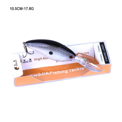HENGJIA 13G 9CM Fishing Lures Rock Crank Bait Crankbait Minnow  Bass Treble Hooks Swim Hard Lure Baits Wobbler Long Big Tongue