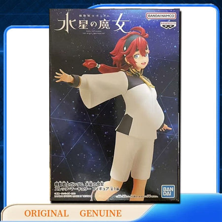 Bandai Original Genuine BANPRESTO SULETTA CHUATURY NIKA MIORINE ELAN GUEL Qposket Anime Action Figures Toys Gift Model Ornaments