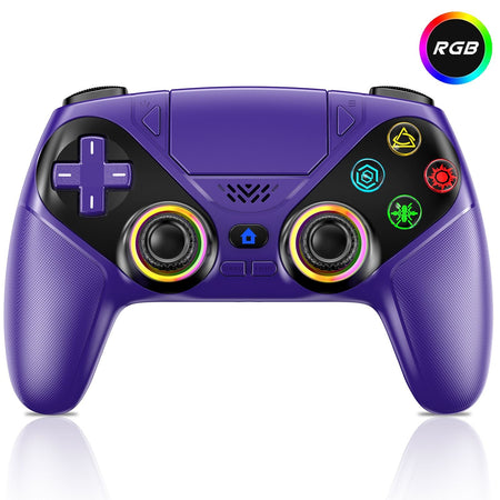 Controller for Playstation 5/PS5/PS5 Pro/Slim/PC,Wireless Gamepads RGB Joystick Turbo/Marco Program Dual Vibrate Game Controle
