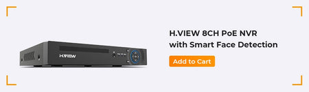 H.View 5Mp 8Mp 4K Ip Camera Poe Ai Face Detection  Cctv Security Cameras H.265 Outdoor Audio Video Surveillance onvif xmeye