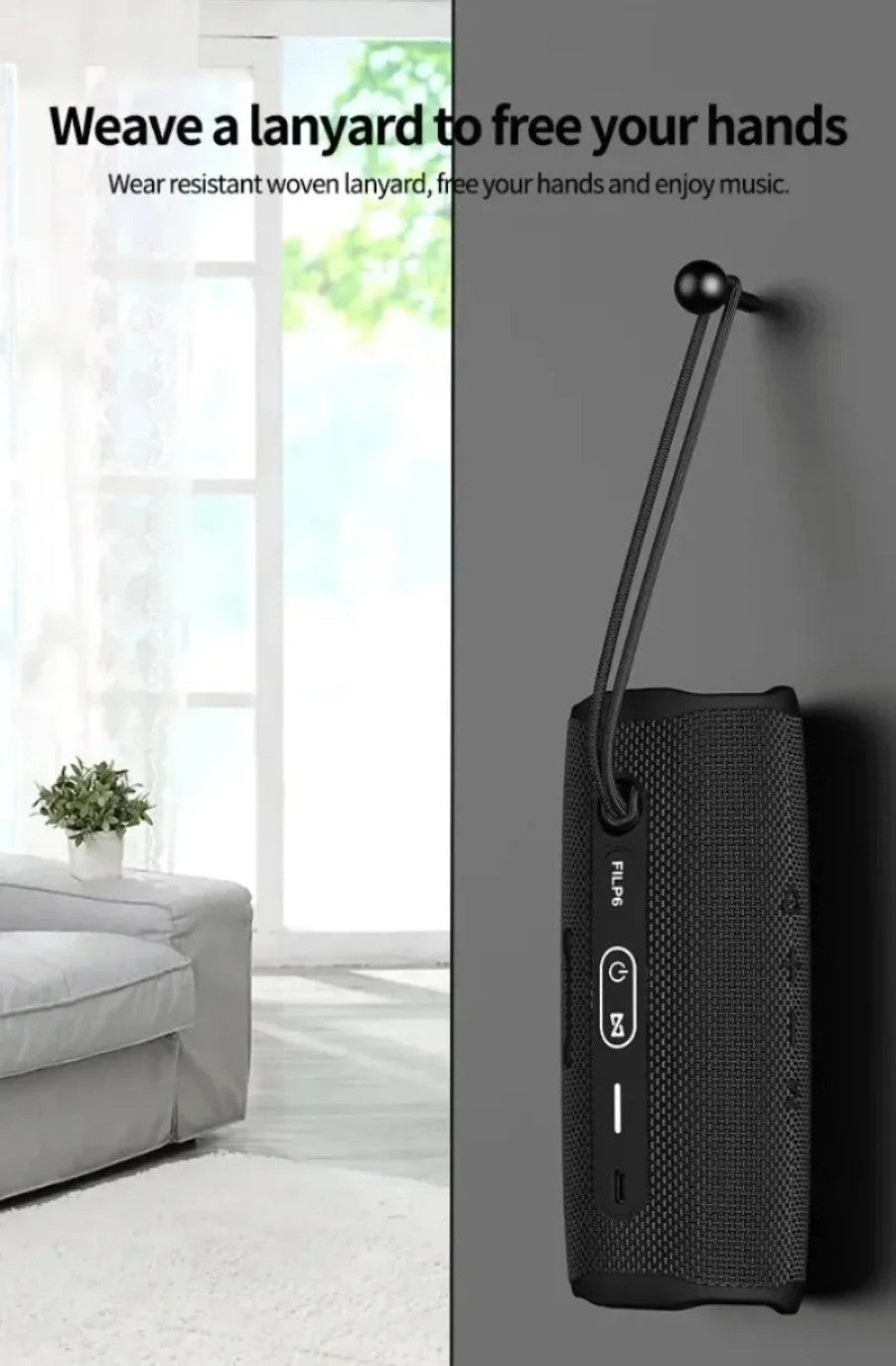 Portable Flip6 Bluetooth Speaker Multi-Function TWS Audio Caixa De Som Outdoor Subwoofer Wireless Home Theater Dual Speaker