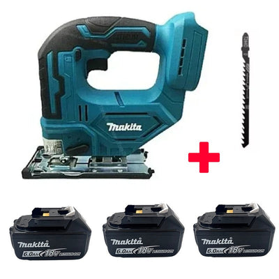 Makita DJV182Z Cordless 18V Lithium Battery Rechargeable Electric Jig Saw Curve Saw Woodworking Cutting Multifunction Saw