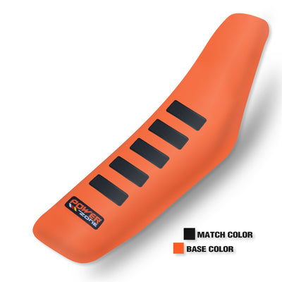 Powerzone Rib Ribbed Gripper Seat Cover in Waterproof Set Protection Antislip Upset Apply to For SXF EXC KXF CRF YZF WR TC TE
