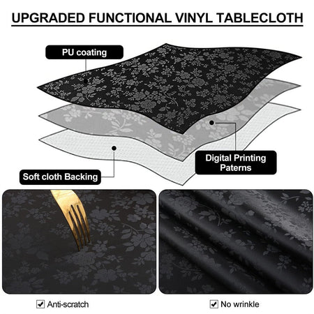 Olanly Waterproof Table Cloth Nordic Rectangular Tablecloth Round Tablecloth Non-slip Table Cover For Wedding Decor Dining Table