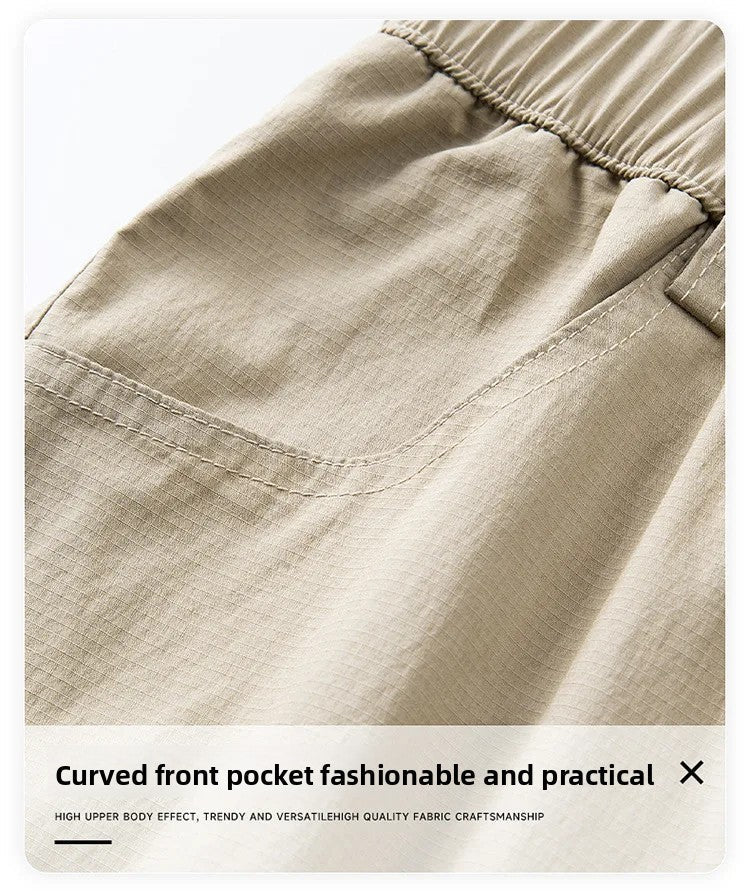 Cleanfit American Style Outdoor Sports Men's Casual Pants Nine Points Loose Mesh Comfortable Fashionable High-End Feeling