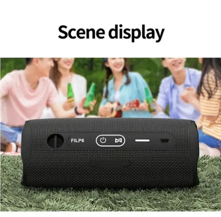 Portable Flip6 Bluetooth Speaker Multi-Function TWS Audio Caixa De Som Outdoor Subwoofer Wireless Home Theater Dual Speaker
