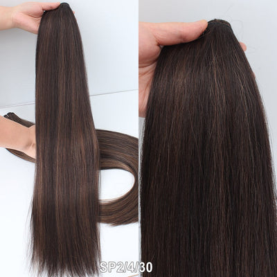 Russia Straight Hair Weave Bundles 65cm 200G Fiber Synthetic Hair Extensions Bio Protein Heat Resistant Ponytail Cosplay Hair