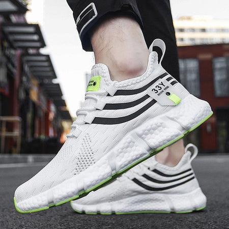 Women Sneakers 2023 New Mesh Breathable White Running Platform Shoes Comfortable Outdoor Sports Men Brand Shoes Tenis Masculino