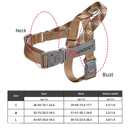 Pet Fashion Dog Harnesses For Medium And Large Walking Dogs Portable New Design Safety Chest Harness Colorful Collar Accessories