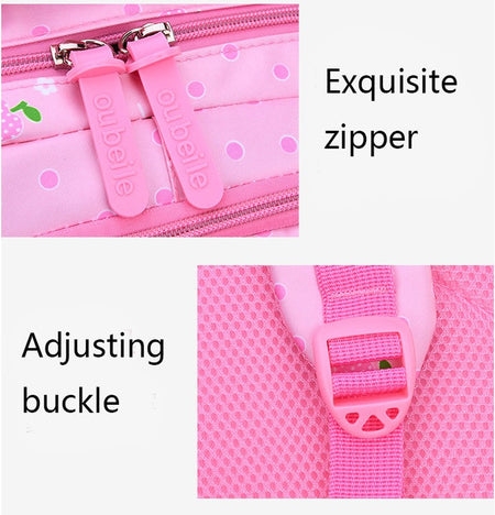 Orthopedic Primary Kid Backpack School Bags for Girls Fruit Flower Color Grades 1-3-6 Children's Backpack Teen Rucksack Mochila