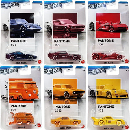 Hot Wheels 2026 Silver Series Pantone Porsche 934/5 Kool Kombi Twin Mill Ford Mustang COPO 1:64 Diecast Alloy Car Collectible