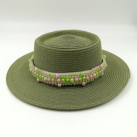 Bucket hat letters summer ladies bucket hat sun hat ladies straw hat fedora hat European men and women hat letters