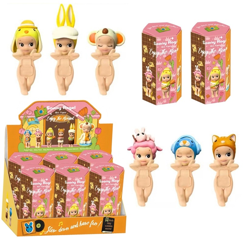 new 2025 Sonny Angel Enjoy The Moment Series Blind Box Anime Mini Figures Ornaments Cartoon Dolls Desktop Valentine'S Day Gift