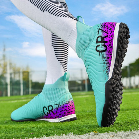 Professional Mens Soccer Shoes Women Football Boots Studded Society Turf Cleats Adults TF/FG Training High-Quality Sneakers