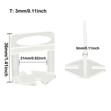 50-200pc Wall Floor Tile Leveling System Clips Ceramic Leveler Spacer Plier Wadge Kit for Tile Laying Construction Building Tool
