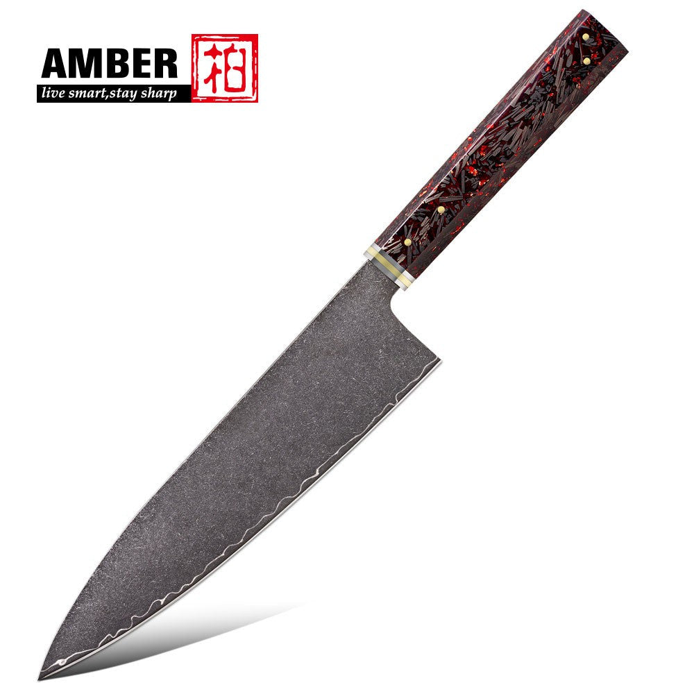 Kitchen Knife Set 1-6PC Damascus 3-layer cladding Steel knives Kitchen Accessories Professional Chef knives Cooking Tools