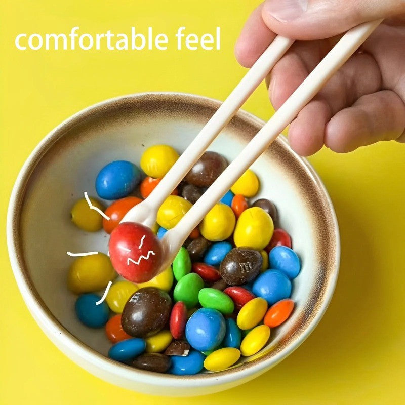 A pair Creative Palm Chopsticks Kitchen supplies Reusable chopsticks Plastic small hands cat claws chopsticks