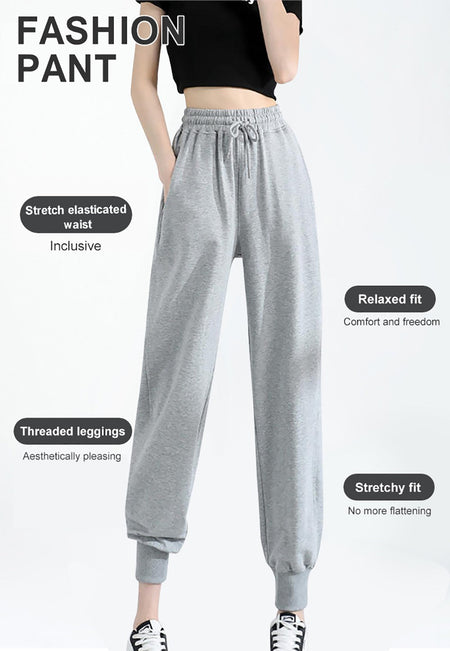 New York 1985 Brooklyn Printed Womens Sweatpant Hip Hop Multicolor Trousers Versatile Fashion Pants Fleece Pockets Sportpants