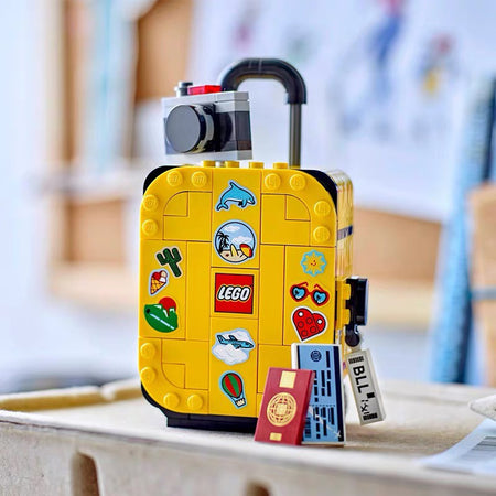 Lego 40817 Yellow Suitcase Kidsren's Building Educational Building Blocks Toy Birthday Gift for Boys and Girls