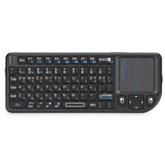 Original Rii X1 2.4GHz Mini Wireless Keyboard English/RU/ES/FR Keyboards with TouchPad for Android TV Box/PC/Laptop