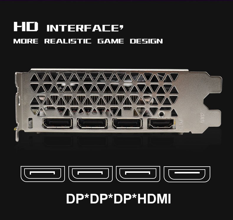 RX 580 8GB 2048SP Gaming Graphics Card  Radeon GPU RX580 Series placa de video Desktop Gaming Computer GPU