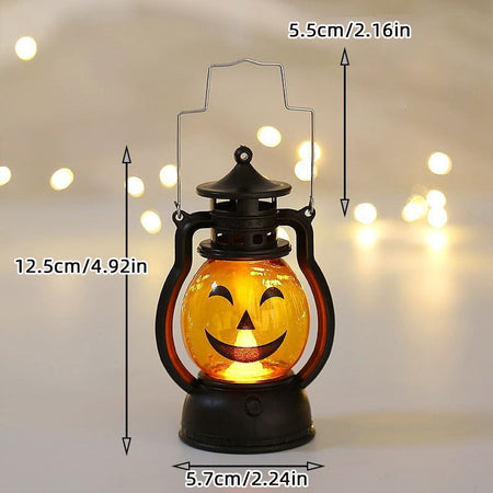 Halloween LED Pumpkin Lamp Ornaments Horror Atmosphere Kids Toy 2026 Halloween Party Home Decor Decoration Supplies