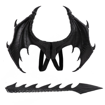 Animal Cospty Dragon Costume Purim Christmas Gift Carnival Party Cosplay Set Wing and Tail faucet Costume