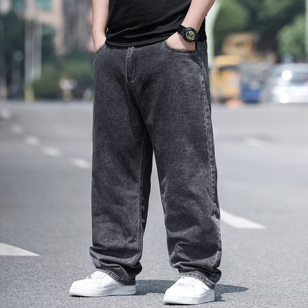 Oversize Jeans for Man Male Jeans Pants Denim Pants Men's Jean Big Size Baggy Y2k Mens Cargo Black New Wide Leg Trousers