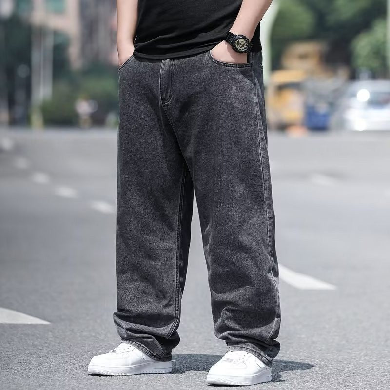 Oversize Jeans for Man Male Jeans Pants Denim Pants Men's Jean Big Size Baggy Y2k Mens Cargo Black New Wide Leg Trousers