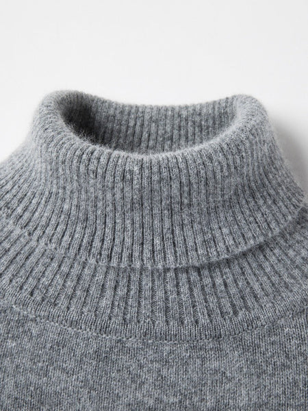 Hot Sales Autumn Winter New Men's Long Sleeve High Neck Pullover Sweater Luxury Quality Print Soft Warm Knitted Fashion Menswear