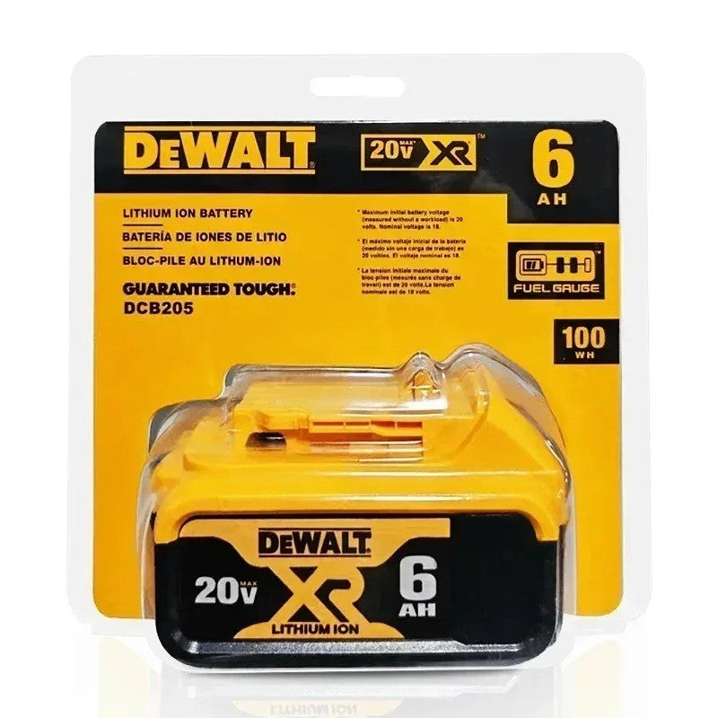 New 100% Original 6Ah 20V Original Dewalt Power Tool Battery DCB206 DCB206 20V Battery DCB205 DCB200