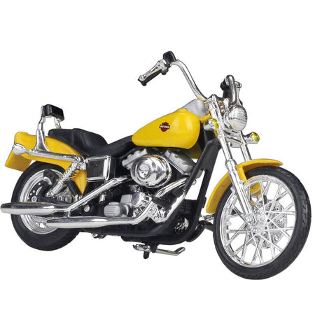 Maisto 1:18 Harley 2001 FXDWG Dyna Wide Glide Metal Motorcycle Diecast Bike Car Model Toy Collection Mini Moto Gift