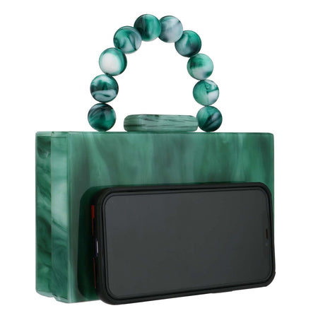 Acrylic Handbag Casual Trend Small Square Bags Women Clutches Wedding Party Dating Lady Trendy Evening Bags Chain Shoulder Bag