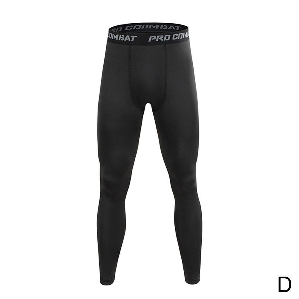 Men Compression Tight Leggings Running Sports Male Workout Bottoms Trousers Jogging Dry Yoga Pants Quick Fitness Training