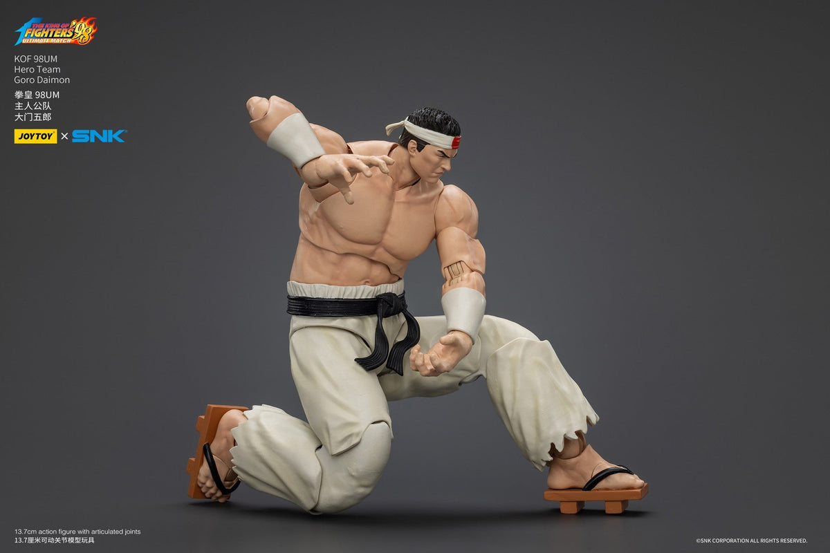 JOYTOY SNK 1/18 Action Figure KOF 98UM Hero Team Kyo Kusanagi Goro Daimon Benimaru Nikaido figures Toys Model