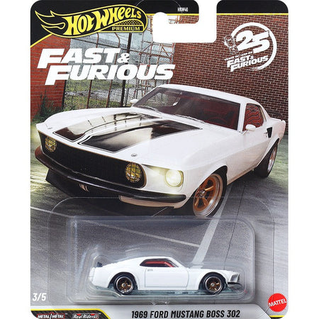 Hot Wheels Premium HNW46 Fast & Furious,Mitsubishi Eclipse Benz 500 Lykan FJ Cruiser,1:43 Diecast Collector's Gift Toys for Kids